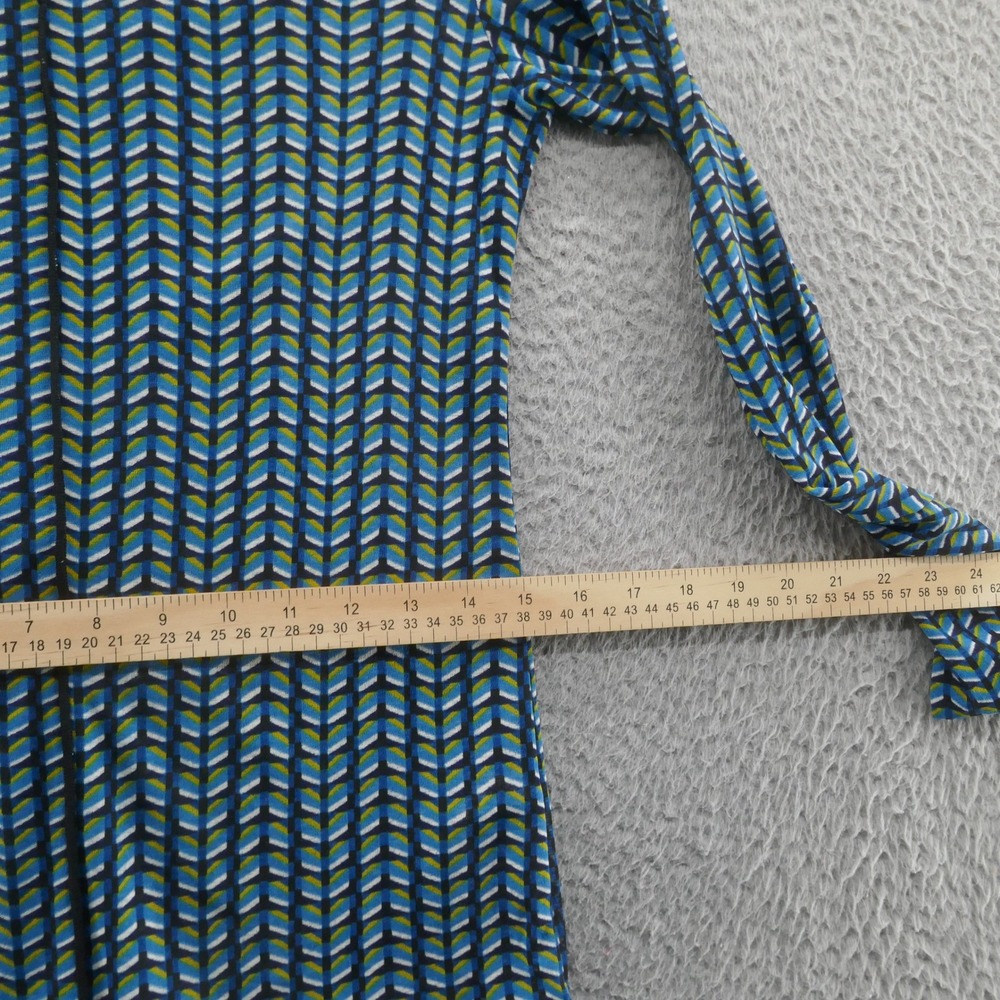NWT Anthropologie Daily Practice Long Sleeve Top Small Blue Womens‎ Geometric - Picture 8 of 15